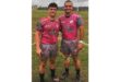 Twee rugbyspelers.