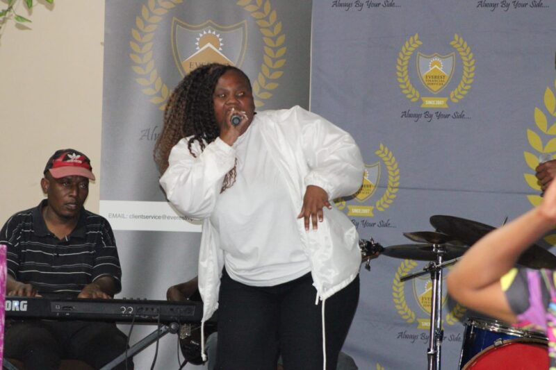 Local.vocalist performs at the 9th Annual Everest Financial Services Charity Golf Day.