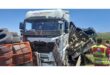 Truck crashes into barrier on N4 near Arnot middelburg