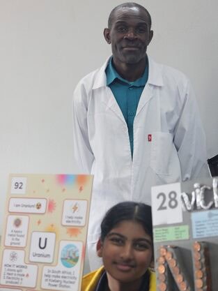 Sarai Mandude, a science teacher, member of TechnoAfrika Academy NPC and coach at the science centre in Mhluzi.