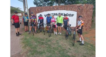 Cyclists from the club.