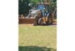 An idle front-loader.