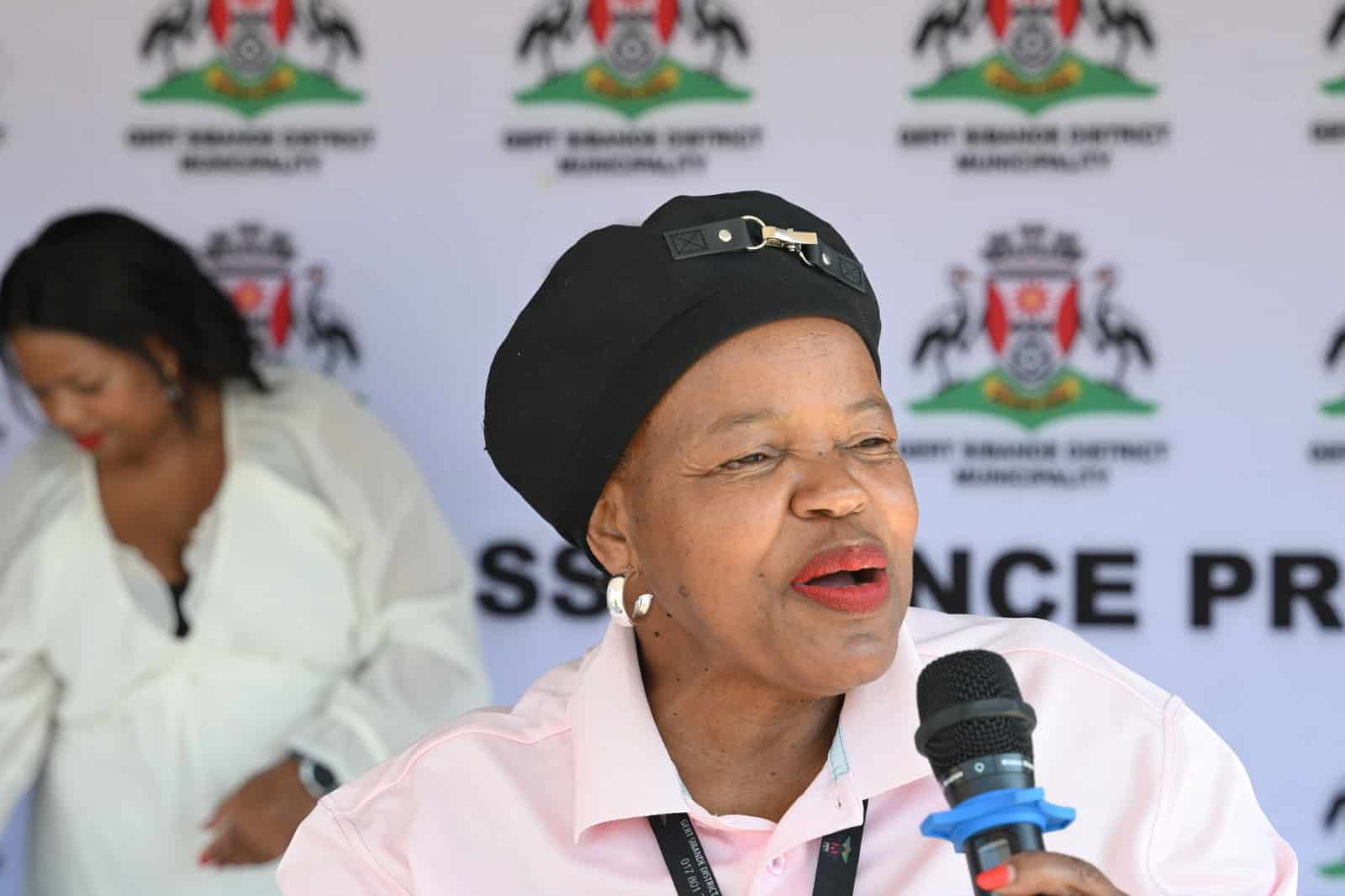 Flora Maboa-Boltman, GSDM’s MMC for corporate services, delivering her keynote address at the Women’s Employee Picnic.