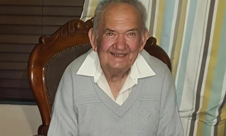 Portret van Solomon Dique, 85, oorlede in Ermelo