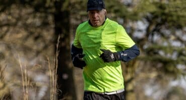 Johan Victor tydens die 250ste Kralinbergh-parkrun in Ermelo