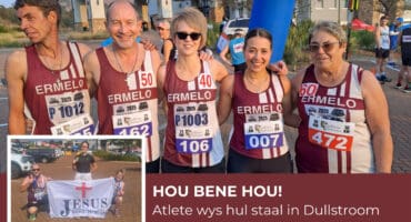 Ermelo Athletic Club lede na afloop van die Dullstroom Scenic Altitude 3-in-1 wedloop