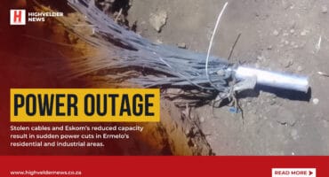 Municipal teams respond to an unplanned power interruption in Wesselton on November 14, caused by a stolen medium-voltage supply cable affecting Ext 6, Thambo Village, and Khayelihle.