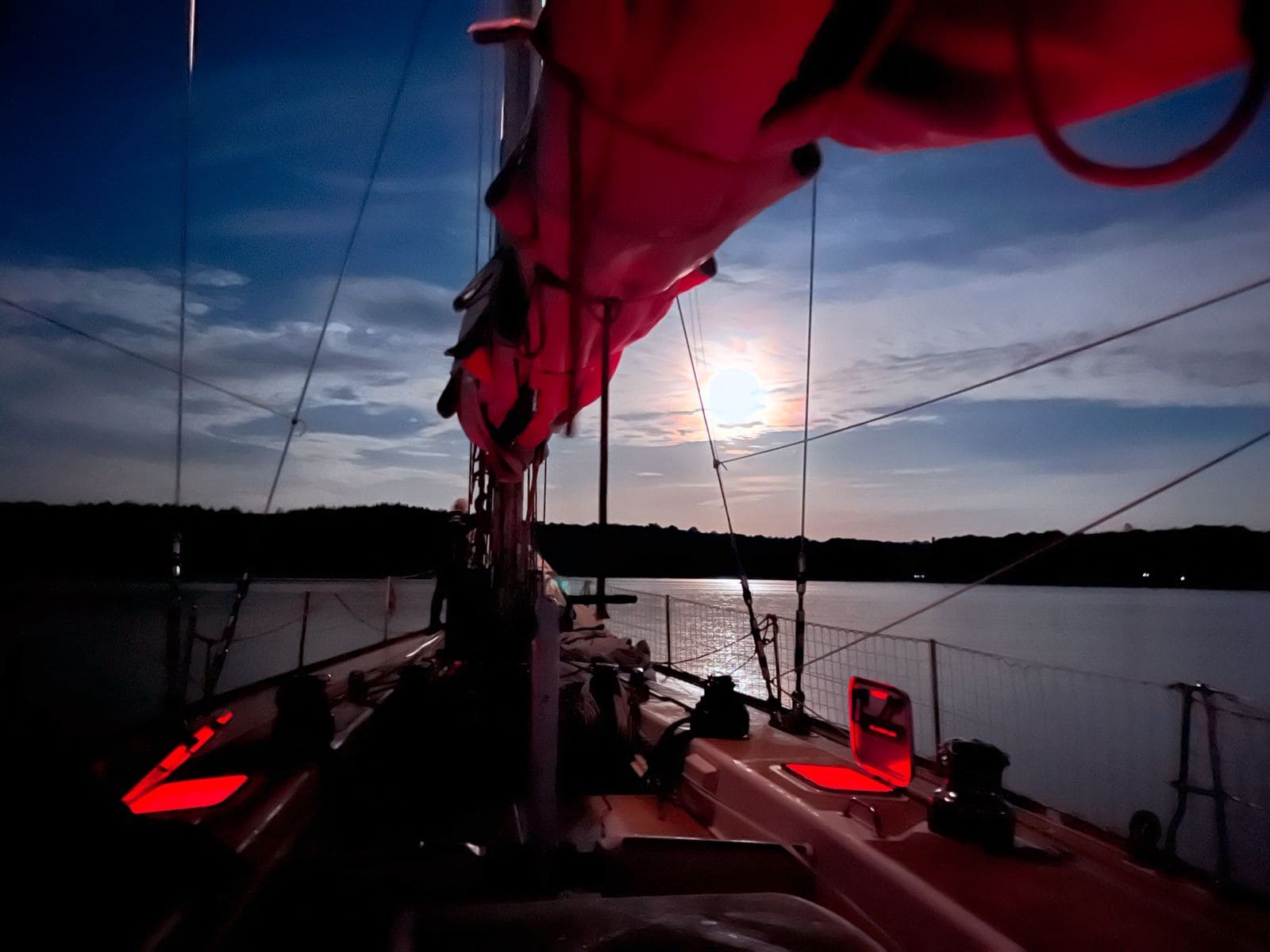 The galley onboard a Clipper Round the World yacht, dubbed “the hell pit” where crew members risked sea sickness.