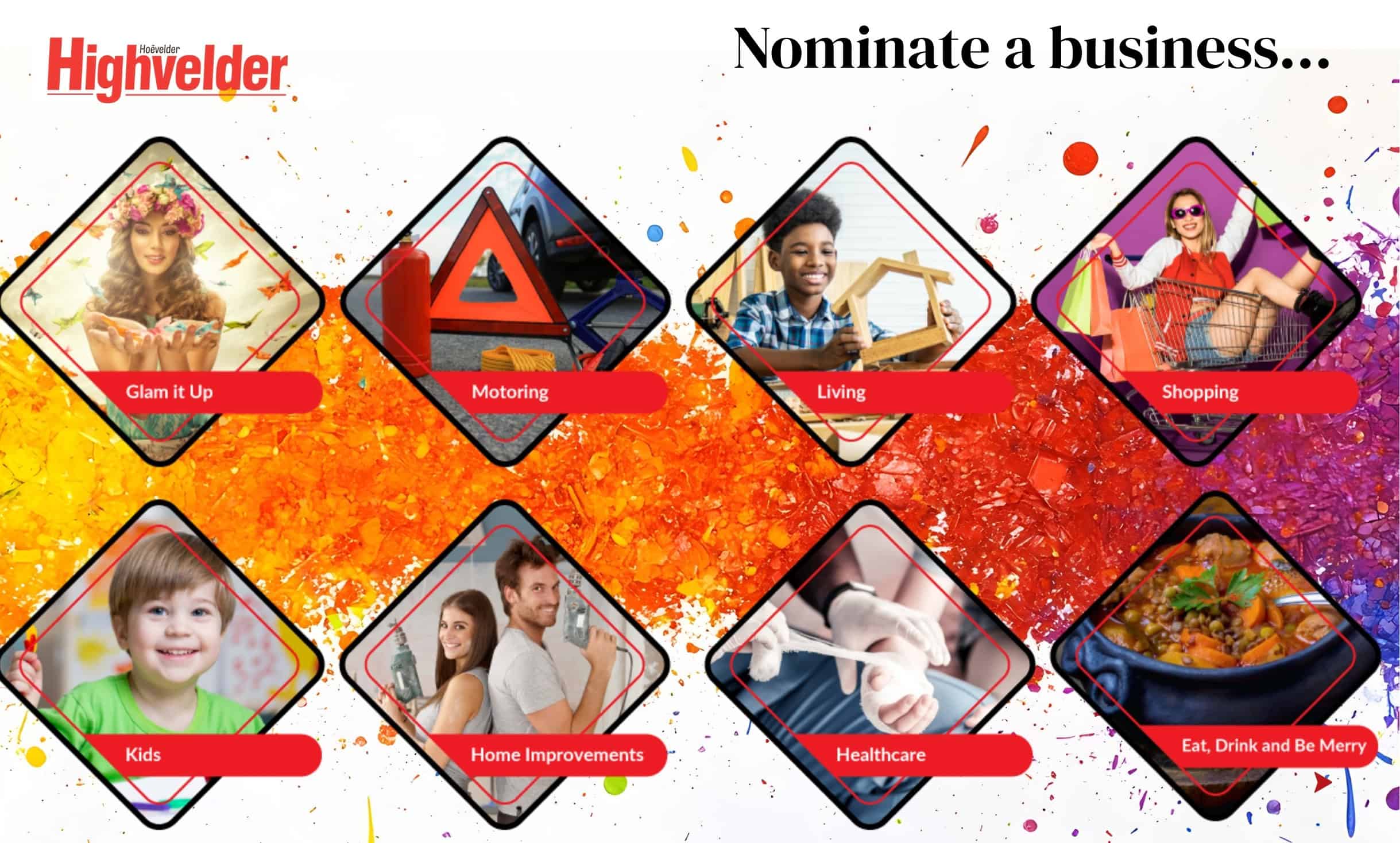 Readers’ choice awards categories listed.