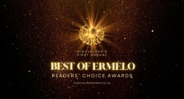 Gold trophy and laurel emblem promoting the Highvelder’s Best of Ermelo Readers’ Choice Awards