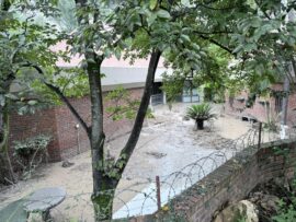 Flash flood damage at Badplaas resort, April 2026