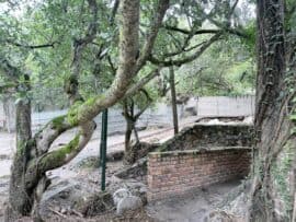 Flash flood damage at Badplaas resort, April 2026
