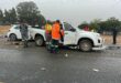 Severely damaged vehicles after fatal crash on N2 near Ermelo