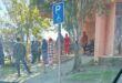 Closed Ermelo licensing office entrance with no public access
