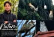Amateur photographer Aadam Danka pictured alongside a selection of his bird and wildlife photographs.