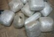 Alternative text: Confiscated dagga recovered during a SAPS operation at Mahamba Port of Entry.