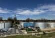 Merino Mall wastewater treatment plant infrastructure on site in Ermelo