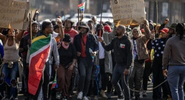 Photo from the March and March demonstration in Ermelo on June 10.