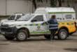Forensic Pathology Services vehicles parked near the scene where an unidentified man was found in Ermelo.
