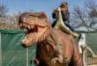 Children enjoying dinosaur-themed rides and attractions in Ermelo Title: Jurassic-themed rides entertain children