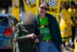 Patriotic Alliance MP Juliet Basson poses with a supporter during a party event.