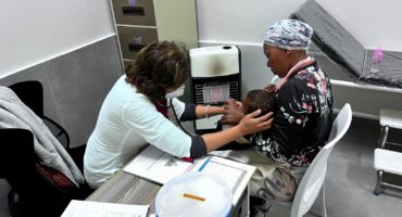 Dr Shivani Singh during the medical outreach in Ermelo