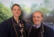 Bianca Breytenbach en Kyla Eksteen van Ligbron tydens die nasionale prysuitdeling.