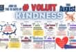 Promotional poster for Ligbron Academy of Technology's 10 Days of Kindness campaign in Ermelo, featuring daily kindness challenges from 11 to 20 August.