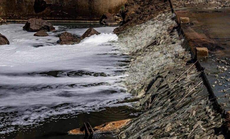 Polution of the Klein Drinkwater River as previously reported by Highvelder.