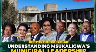 Highvelder graphic introducing Msukaligwa’s municipal leadership ahead of the 2026 local elections.