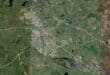 Google Earth satellite view showing Ermelo and surrounding areas in Msukaligwa Local Municipality.