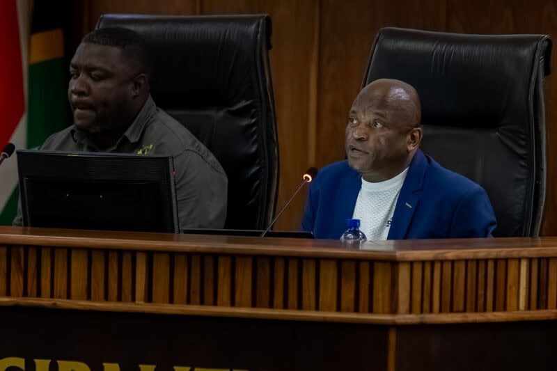 Bonginkosi Dlalisa, Chief Director of MPAC, at the Mpumalanga Provincial Men Indaba.