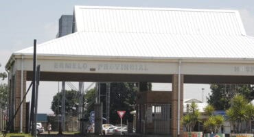 Entrance to Ermelo Provincial Hospital in Ermelo, Mpumalanga.