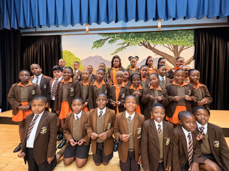 Ermelo English Primary School’s Grade Four term three academic achievers.