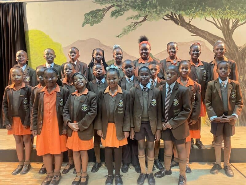 Ermelo English Primary School’s Grade Five term three academic achievers.
