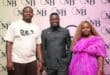 Sdora from Eswatini, Nathi Bless and Sinamandla Kwepile at the Gert Sibande District Fashion Show.