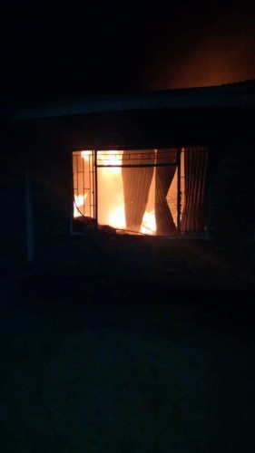 A fire broke out in a house during which a woman had died. (Photo: Bethal Accidents)