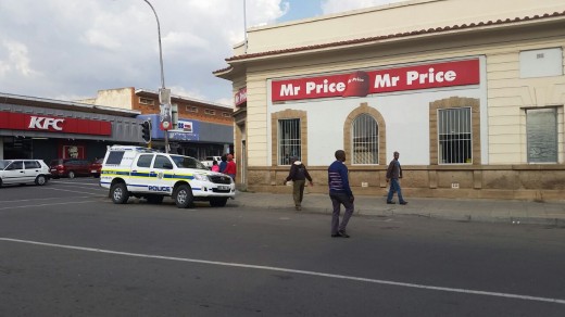 Two men were caught stealing at Mr Price.