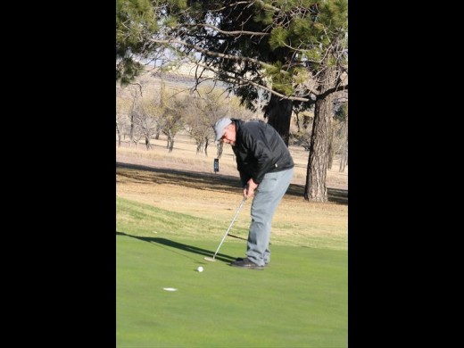 Sean Frankenfeld took part in the Gold Rush Tournament at Walker Park Golf Club.