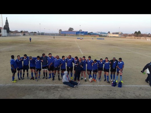 Kinross Tigers after they have won against Carolina.