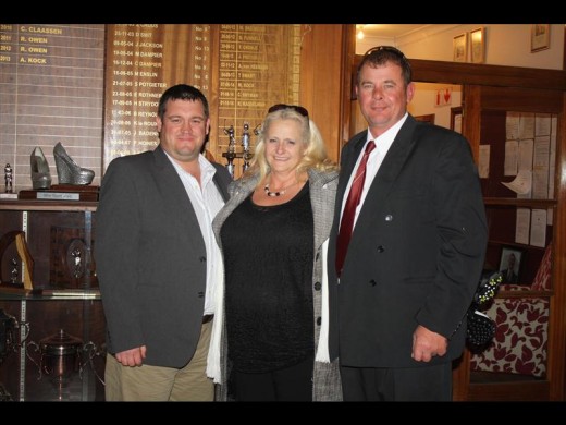 Mr Ian van Aardt (Walker Park committee chairman), Ms Jenneth Geel (Highveld Ridge SPCA Senior Inspector) and Mr Peter st Leger Denny (Walker Park Captain).