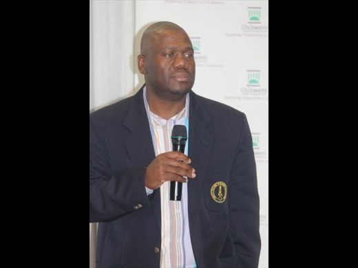 Mr Nzama Baloyi is a new chairman of the Osizweni Education and Development Centre.