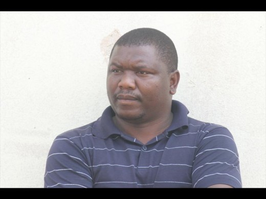 Mr Zakhele Masilela(Local Aids Council) at the Charl Cillier HIV and Aids awareness campaign.