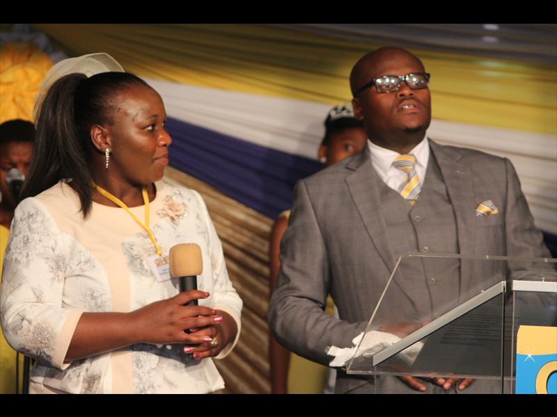 Past Dumisile Ngwenya and Musa Ngwenya thanked all who attended the mother and daughter conference at Greater Harvest Family Church on Saturday, 24 October.