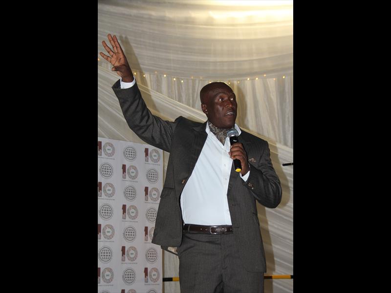 Actor Masjoja Masiza was the Master of Ceremonies and encouraged guests to keep reaching for the stars.