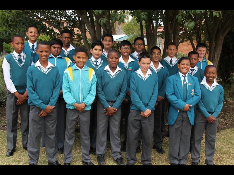 The boys’ student council of Laerskool Oranjegloed Primary School for 2016.