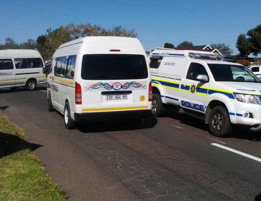 A Zamokuhle Taxi Association taxi was damaged by members of the Vukta Taxi Association in front of the Evander Police Station after the driver had seek refuge at the station.