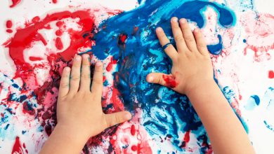 Finger paint made from scratch