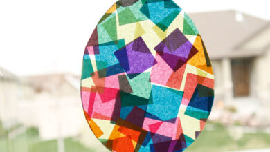 Make an Easter suncatcher craft today