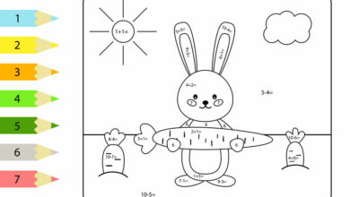 Fun maths activity: Colour by numbers